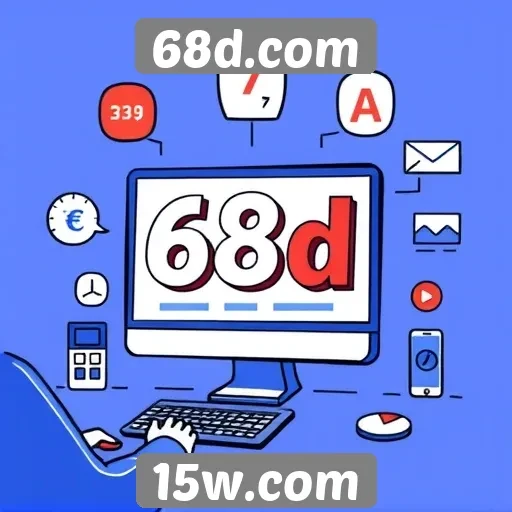 Estratégias de monetização do site 68d.com